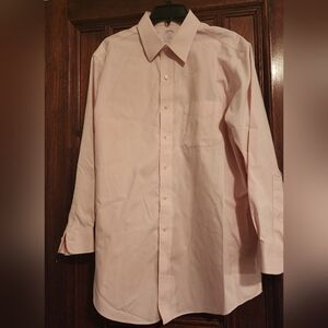 Brooks Brothers Regular Fit- 346- 16 1/2-2/3-Button Up Men's Pink Shirt